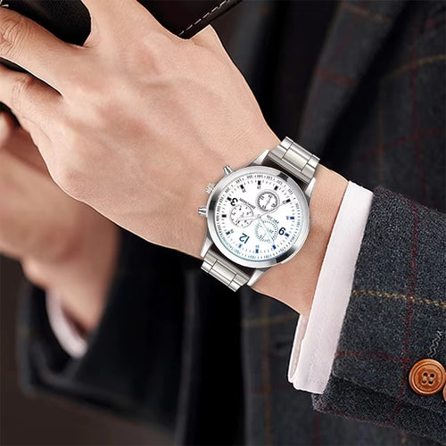 SERNARO Chronograph Steel Watch